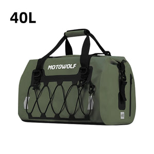 Sac de selle arrière noir étanche pour moto - vue 8