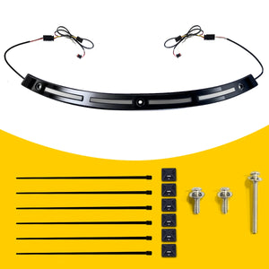 Garniture LED de contour de pare-brise avec feux de jour pour Harley Touring - vue 6
