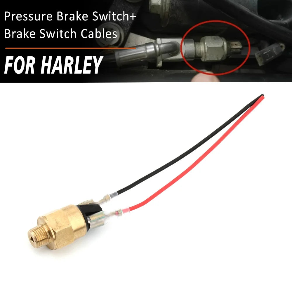 Contacteur de feu stop hydraulique pour Harley Touring Softail Dyna - vue 1
