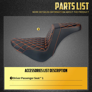 Selle Deux-Places Conducteur/Passager - Harley-Davidson Softail Breakout & Fat Boy 2018-2025 – photo 6/11
