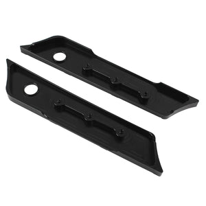 Cache-loquets de sacoches CNC noir pour Harley Touring - vue 3
