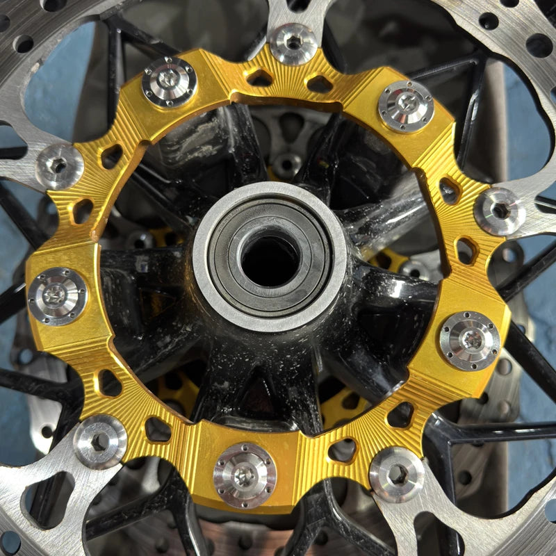 Kit de Boulons de Disque de Frein Avant en Titane pour Harley Touring 2014-2024 – photo 2/12