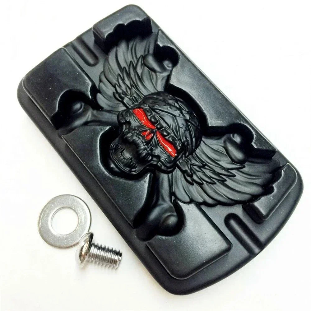 Grande pédale de frein tête de mort pour Harley-Davidson FLHTK Touring, Softail Fat Boy FLSTF/FLSTFB et Street Glide FLHXSE CVO – photo 8/10
