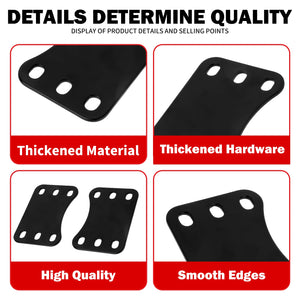 Support de rehausse de garde-boue avant noir pour Harley-Davidson Touring - vue 4