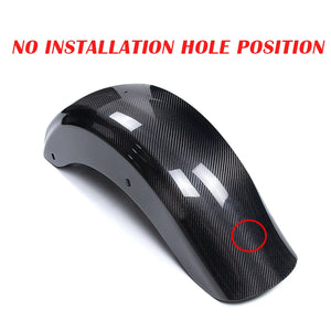 Garde-boue en carbone sec sergé brillant pour Harley-Davidson Touring Road Glide - vue 3