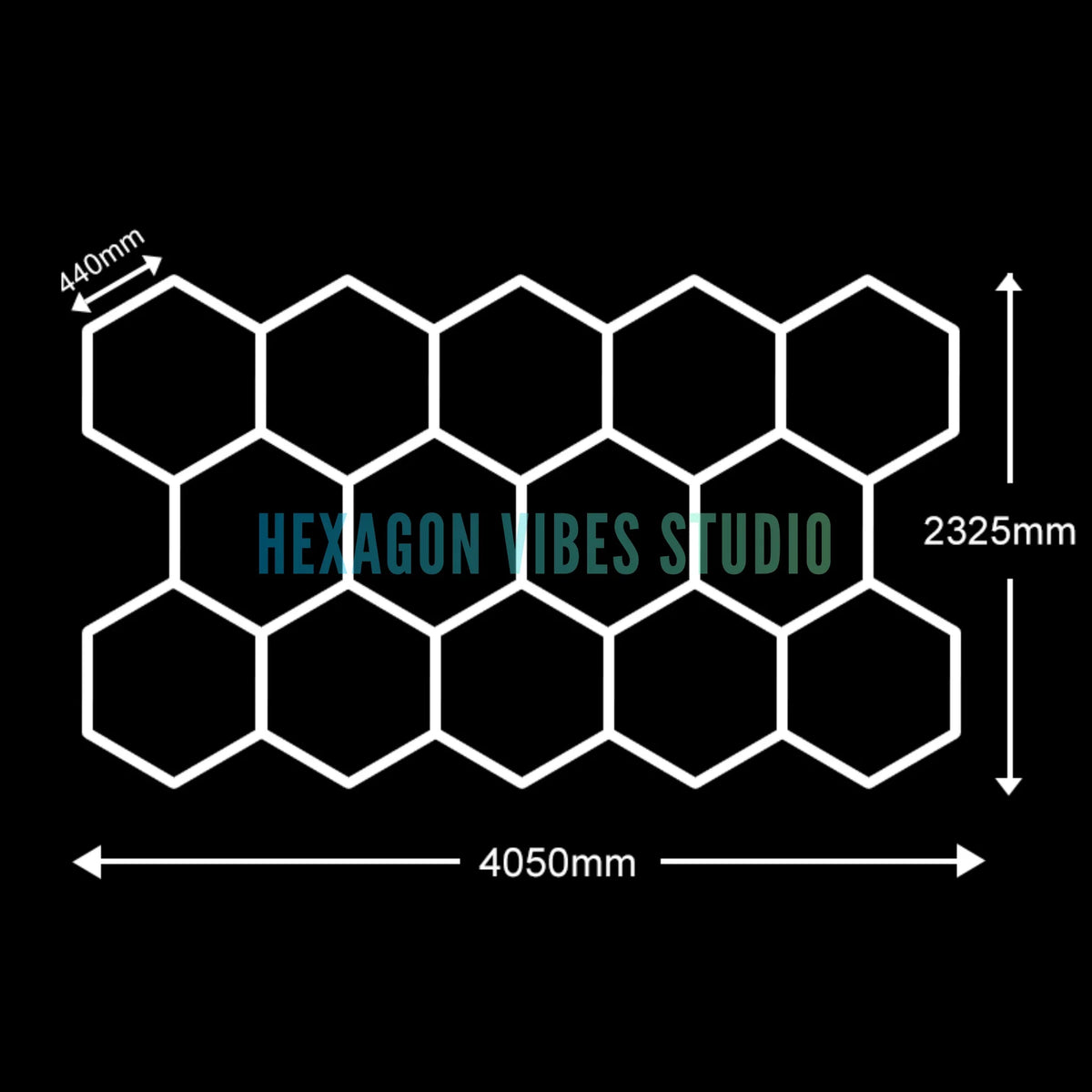 Panneau LED hexagonal nid d'abeille 6500K pour garage, salon de coiffure et atelier – photo 35/36