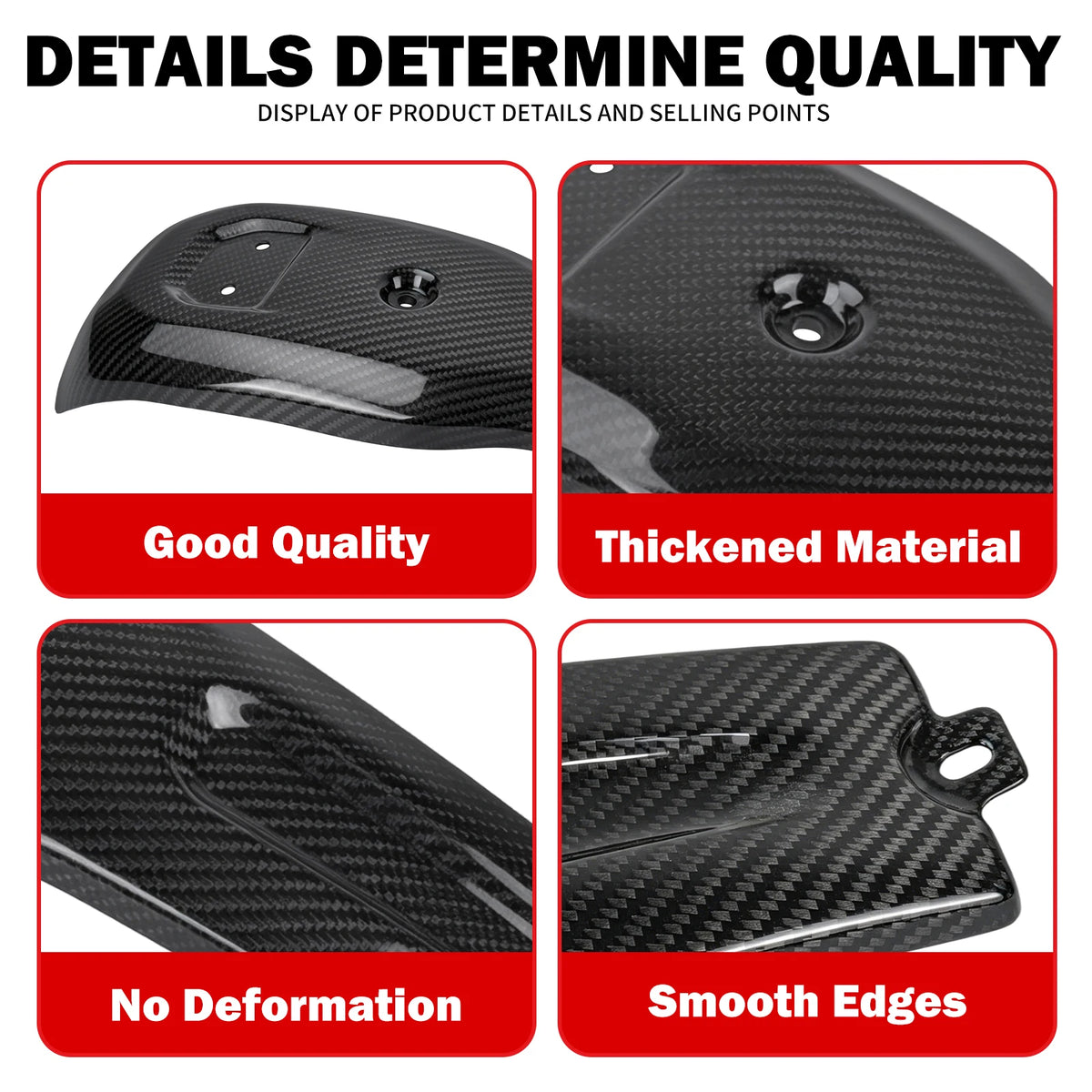 Cache de console réservoir en carbone pour Harley-Davidson Softail - vue 6