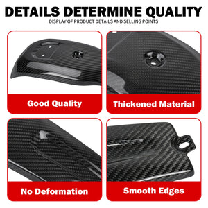 Cache de console réservoir en carbone pour Harley-Davidson Softail - vue 6