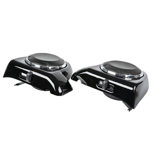 Haut-parleurs 6,5" avec caissons et grilles pour carénage inférieur ventilé Harley-Davidson Touring 2014-2023 - vue 3