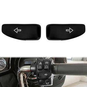 Caches noirs d'extension de bouton clignotant pour Harley-Davidson Touring - vue 7