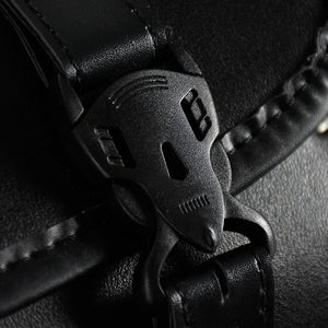 Sacoche Latérale de Selle Noire/Marron (Tool Bag) - Harley-Davidson Touring, Softail, Sportster, Dyna – photo 5/8