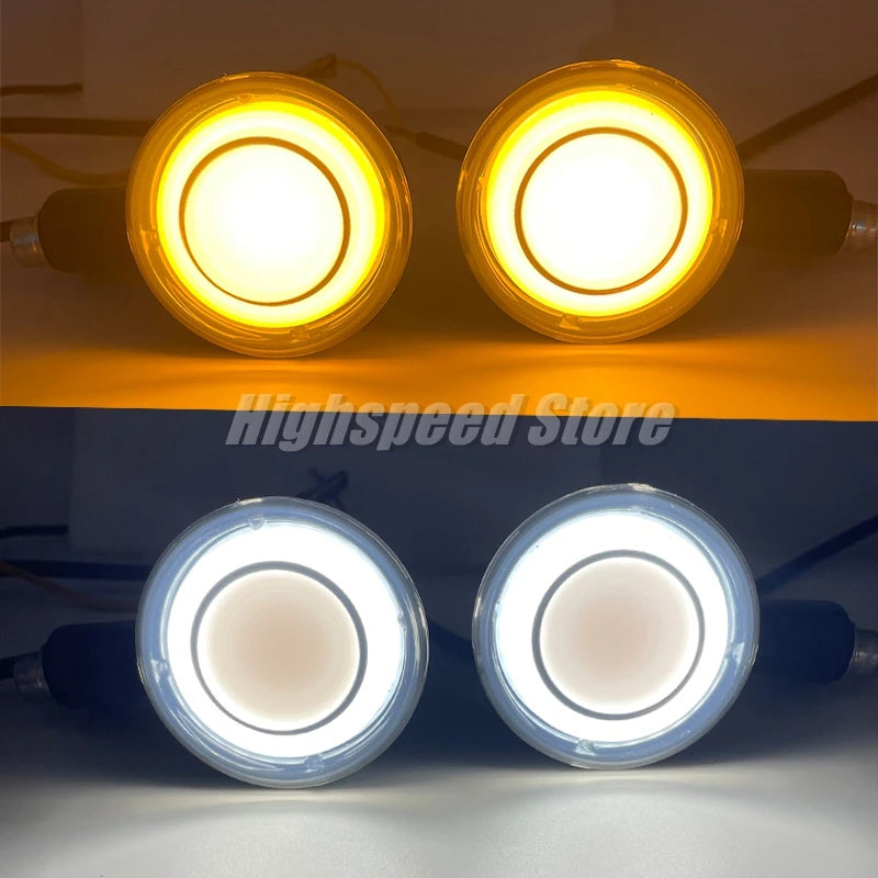 Clignotants avant LED pour Harley Dyna Softail - vue 6