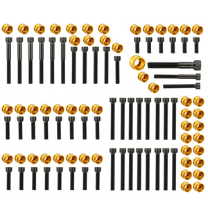Kit Complet Boulons et Caches Moteur Noir - Harley-Davidson Sportster 2004 et plus – photo 1/8