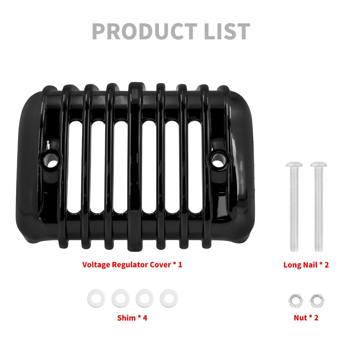 Cache chromé de régulateur de tension pour Harley Softail - vue 5