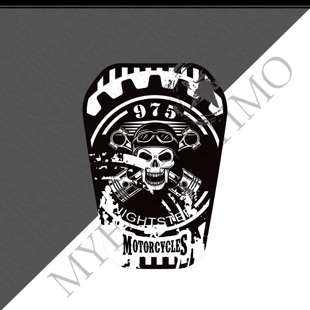 Autocollant décoratif sur réservoir de Harley Nightster - vue 14