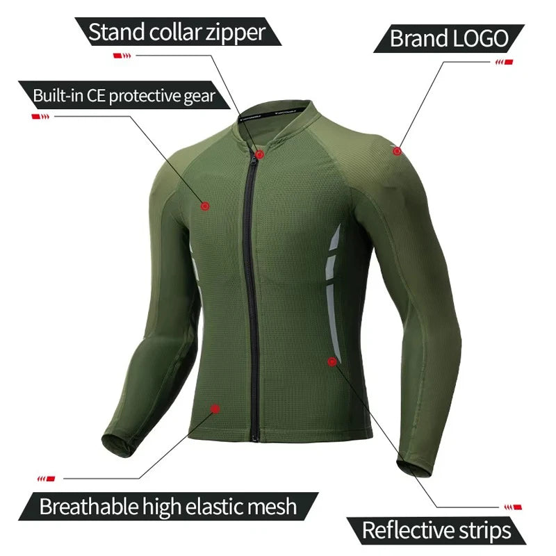 Blouson moto MOTOWOLF respirant avec armure - vue - vue 5