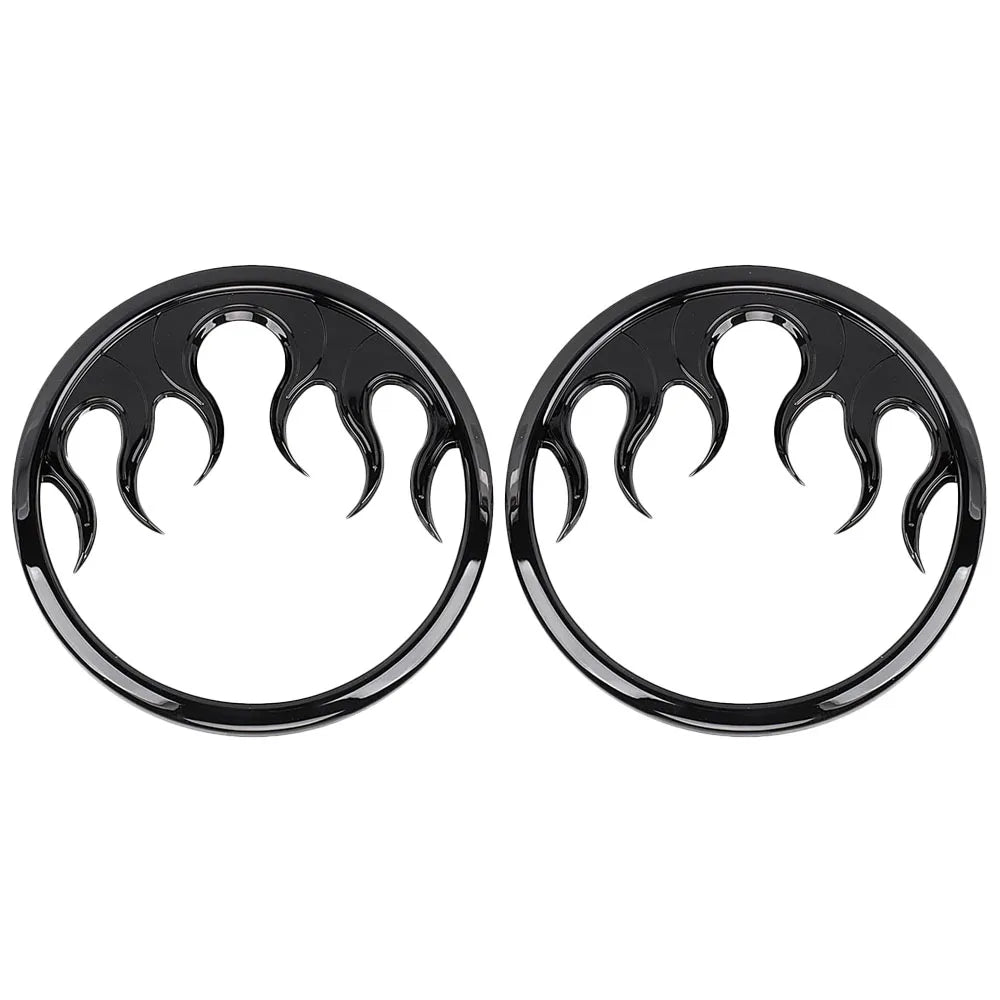 Caches de haut-parleurs motif flammes en ABS pour Harley-Davidson Electra Glide, Street Glide et Trike 2014-2022 - vue 7