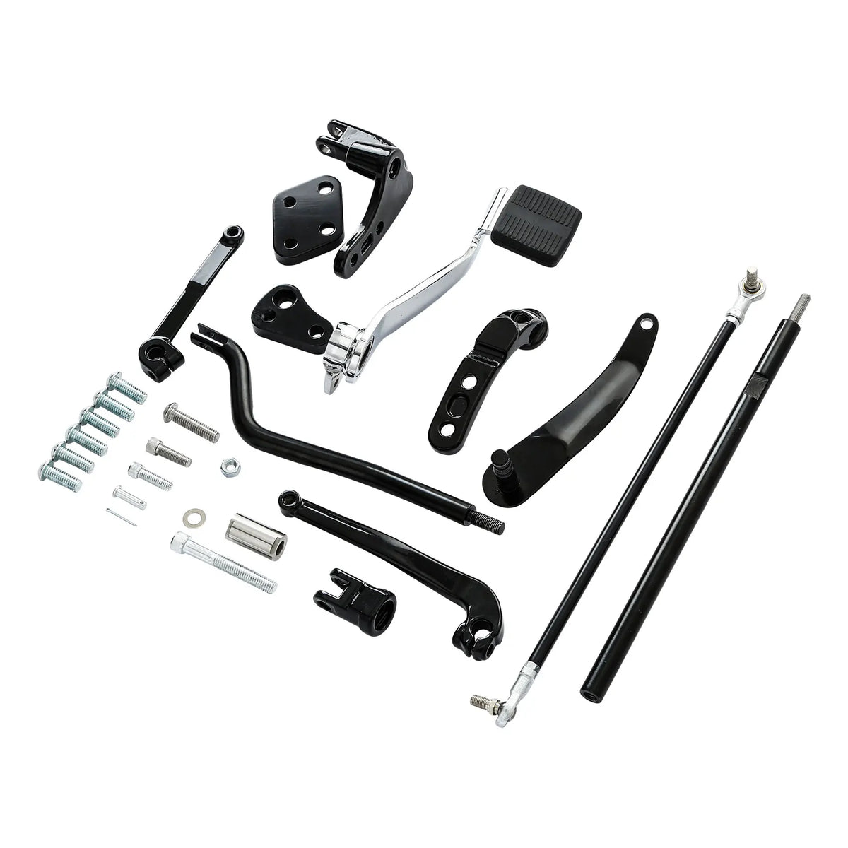 Kit commandes avancées standard en aluminium et acier pour Harley-Davidson Dyna Street Bob, Low Rider, Super Glide FXDB 2006-2017 – photo 3/6