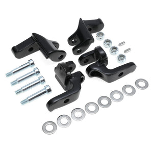 Support de déport de marchepied conducteur pour Harley-Davidson Touring Road Glide, Electra Glide, Street Glide, Road King 1997-2016 – photo 1/7
