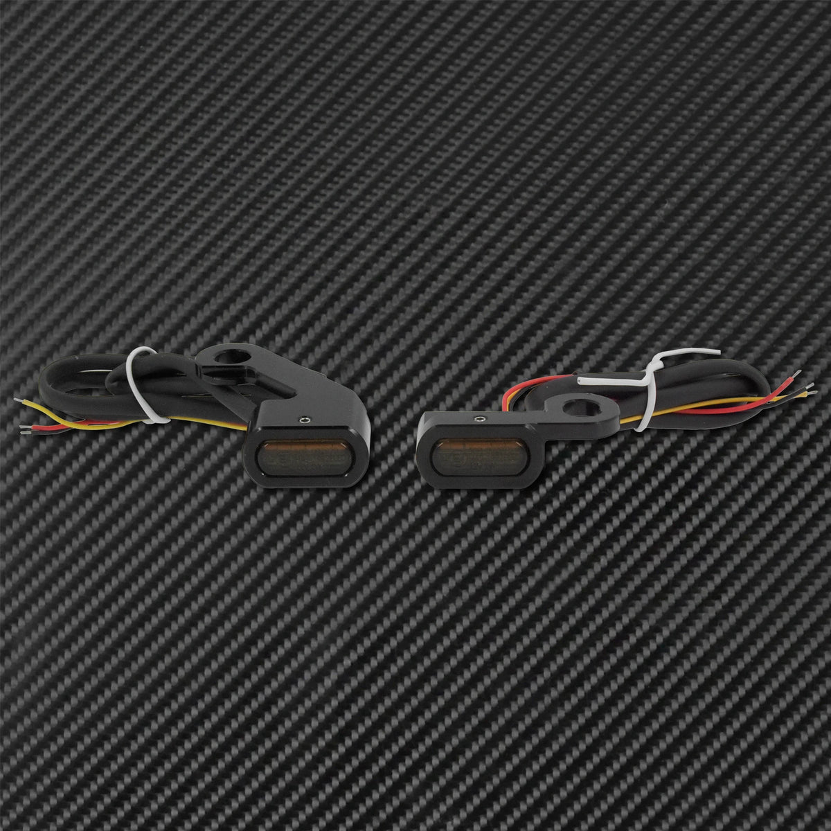 Mini Clignotants LED Homologués E-Mark, Verre Fumé - Harley-Davidson Touring 2009-2017, Softail 2015-2023 (embrayage mécanique) – photo 4/7