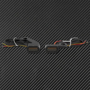 Mini Clignotants LED Homologués E-Mark, Verre Fumé - Harley-Davidson Touring 2009-2017, Softail 2015-2023 (embrayage mécanique) – photo 4/7