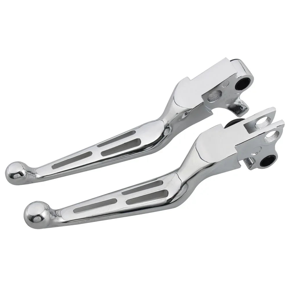 Leviers de frein et d'embrayage ajourés pour Harley Sportster, Dyna, Softail et Touring - vue 7
