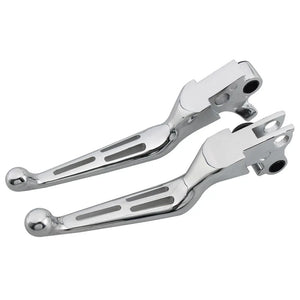 Leviers de frein et d'embrayage ajourés pour Harley Sportster, Dyna, Softail et Touring - vue 7