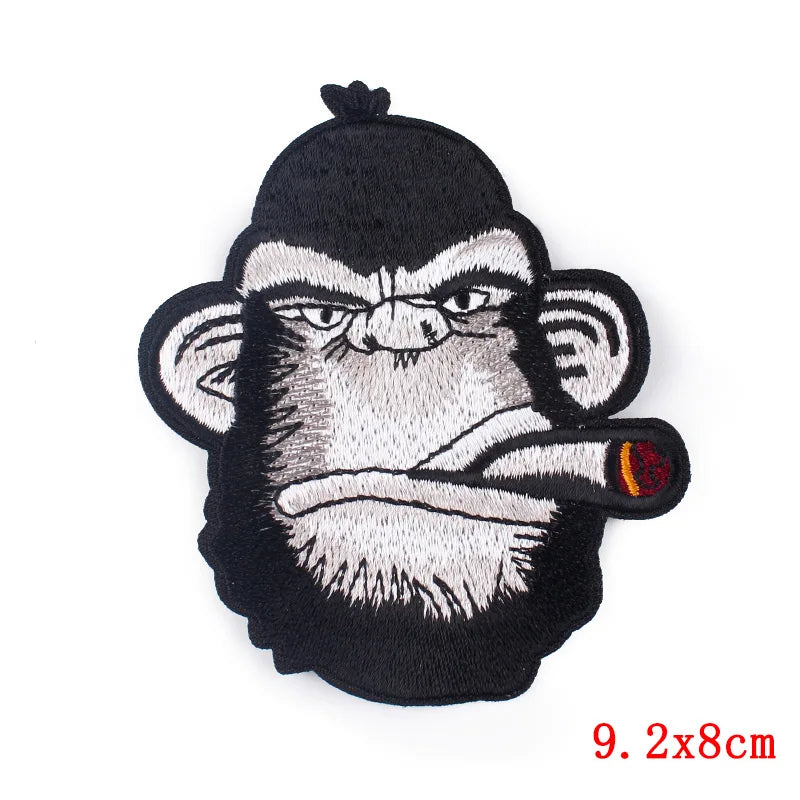 Écusson brodé biker/punk thermocollant - vue 15