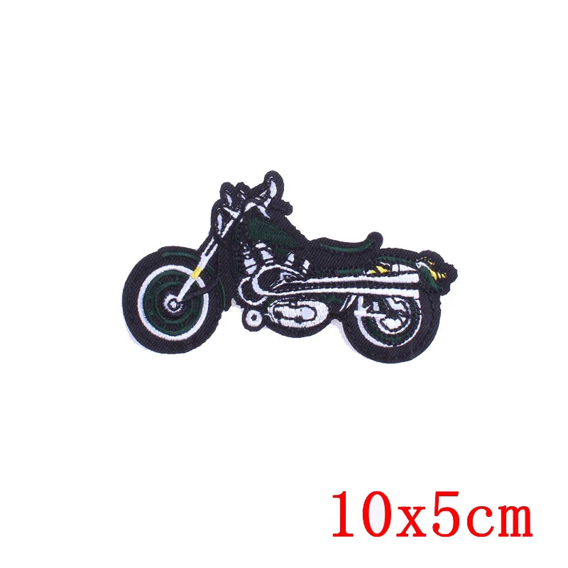 Écusson brodé biker/punk thermocollant - vue 48