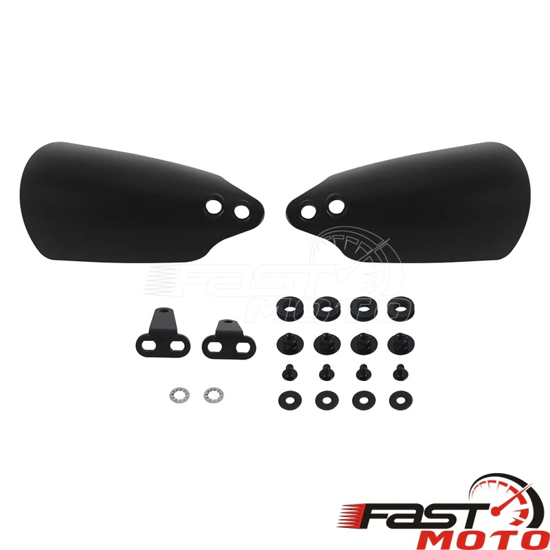Paire de protège-mains noirs pour guidon de moto Harley-Davidson Dyna - vue 13
