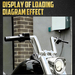 Guidon Ape Hanger 10" (Z-Design) - Harley-Davidson Sportster, Dyna, Softail & Touring – photo 2/7