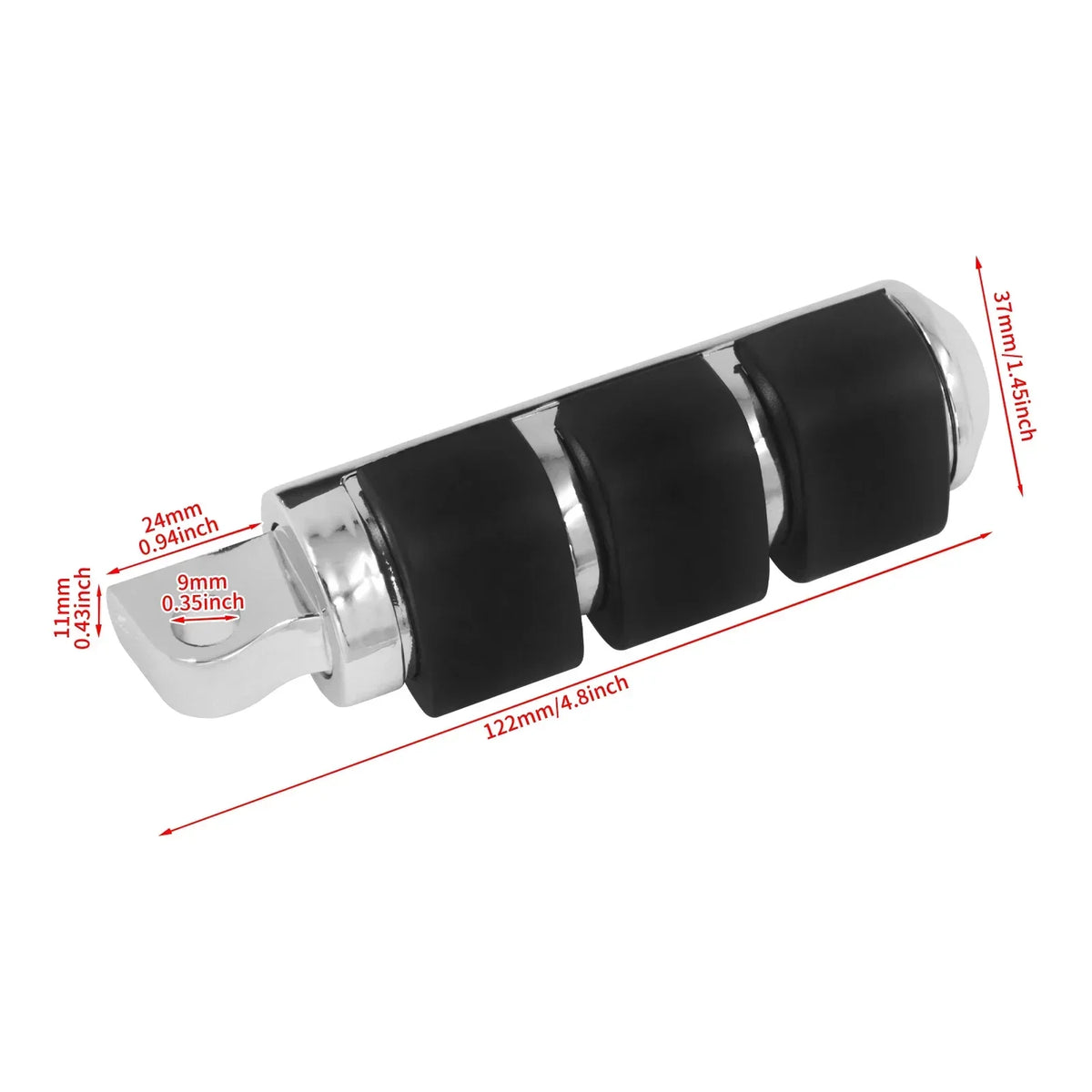 Repose-pieds (footpegs) universels pour Harley-Davidson 1984-2025 à embase mâle – photo 6/7