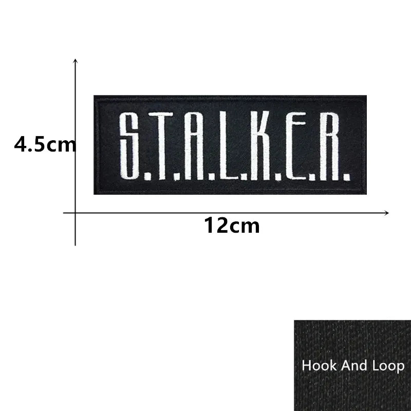 Écusson tactique brodé Stalker Team, fixation velcro ou thermocollante - vue 42