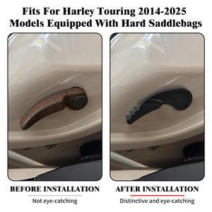 Fermoir de sacoche chromé pour Harley-Davidson Touring - vue 2