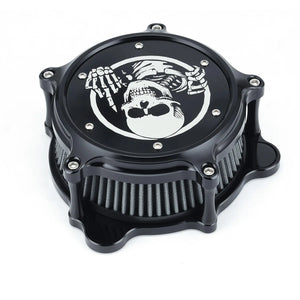 Kit filtre à air tête de mort pour Harley - vue 3