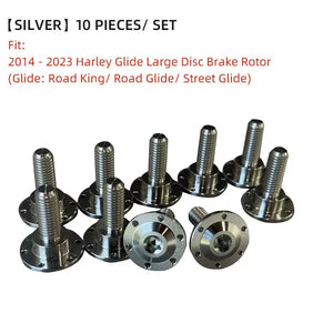 Kit de Boulons de Disque de Frein Avant en Titane pour Harley Touring 2014-2024 – photo 7/12
