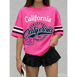 T-shirt Femme Jersey Sport California - vue 4