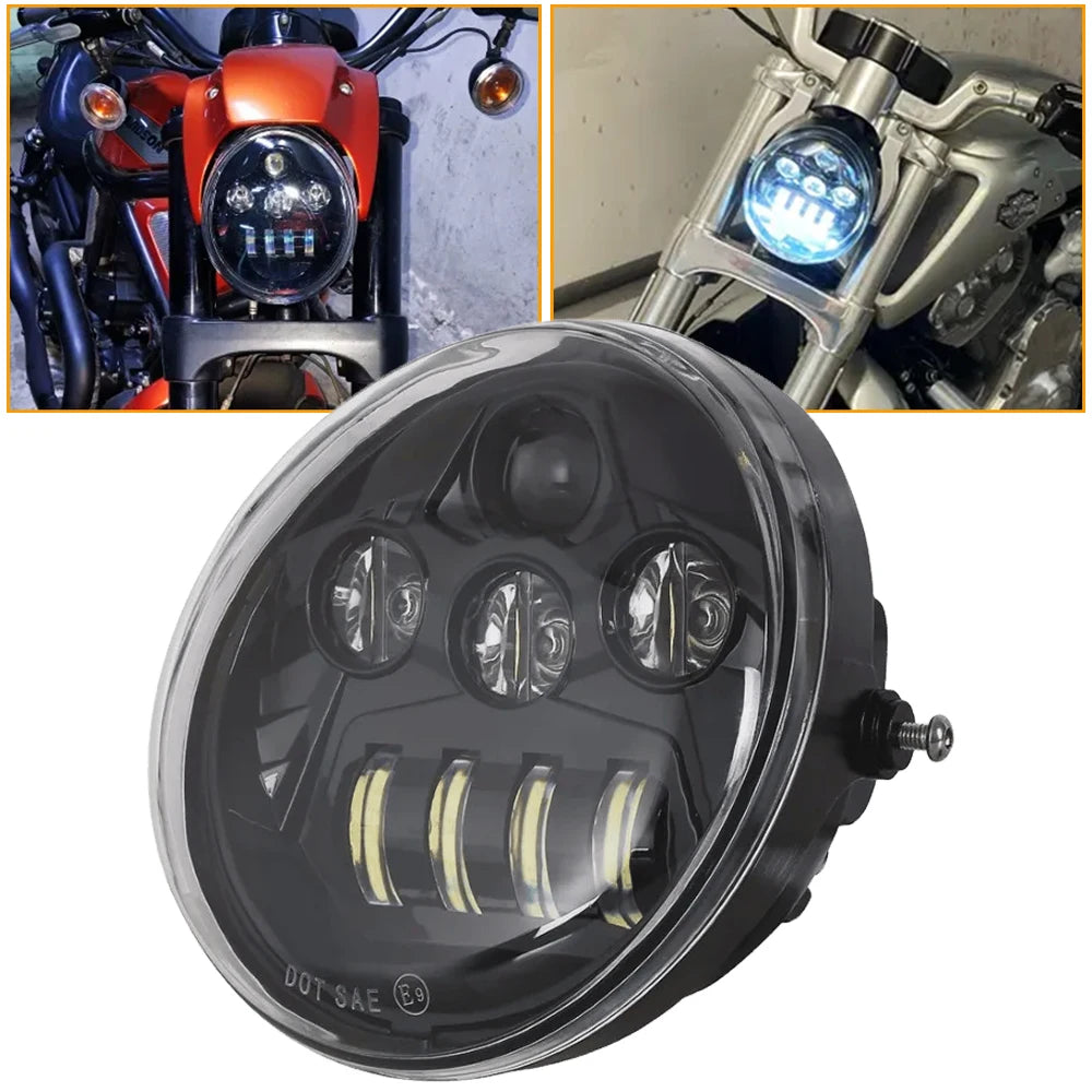 Phare LED 60 W pour Harley V-Rod - vue 1