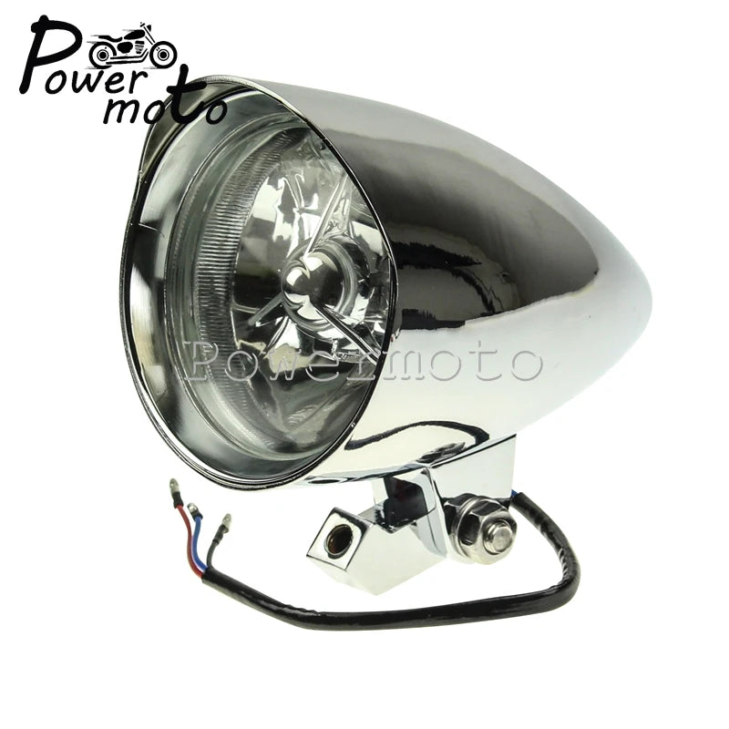 Phare bullet H4 pour Harley Sportster - vue 4