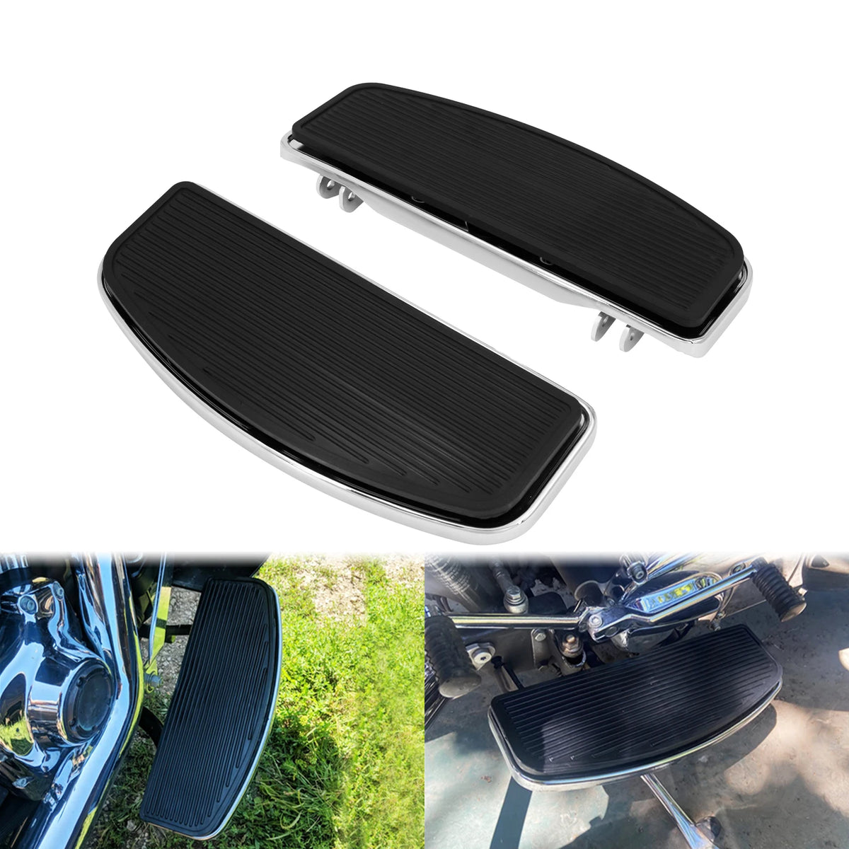 Marchepieds avant conducteur pour Harley-Davidson Touring Street Glide FLHR et Dyna Fat Bob FXDF Softail – photo 7/7