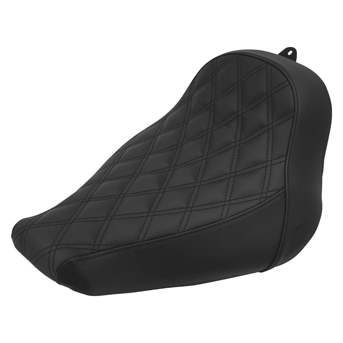 Selle solo avant en similicuir noir pour Harley-Davidson Breakout et Fat Boy (2018-2025)