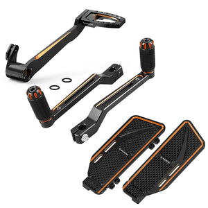 Support de Fixation Moteur Avant Noir - Harley-Davidson Touring, Dyna Super Glide FLT 1980-2008 – photo 15/27