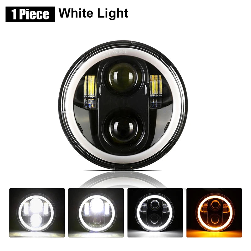 Phare LED 5 3/4 pouces pour Harley Dyna - vue 8