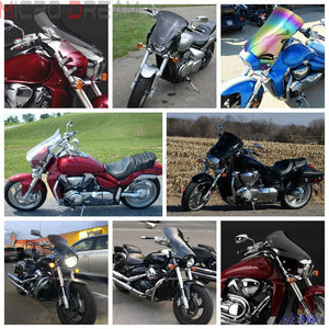 Pare-brise fumé avec colliers pour Suzuki Boulevard - vue 4