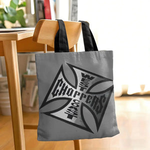 Sac tote en toile motif moto - vue produit - vue 8