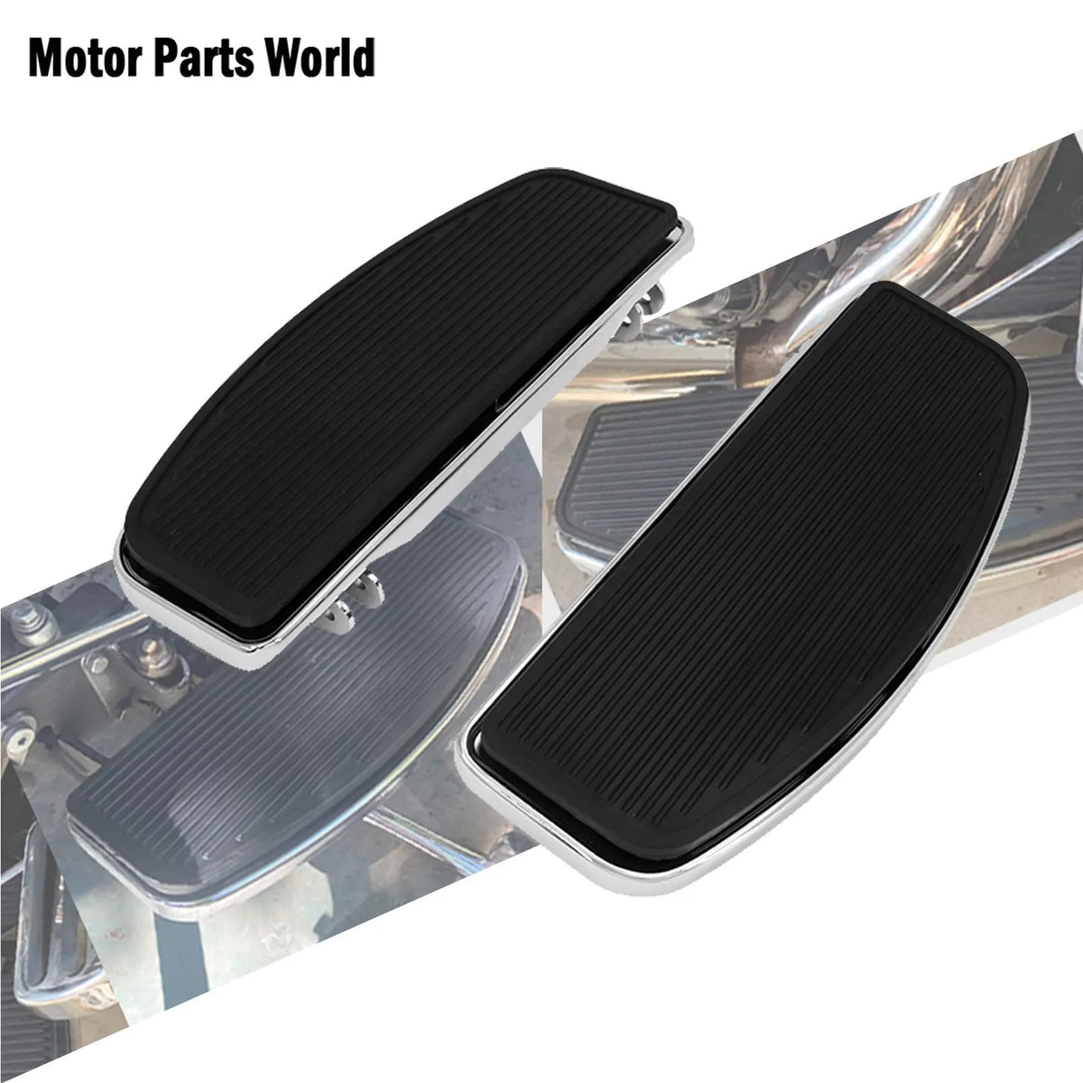 Marchepieds avant conducteur pour Harley-Davidson Touring Street Glide FLHR et Dyna Fat Bob FXDF Softail – photo 1/7