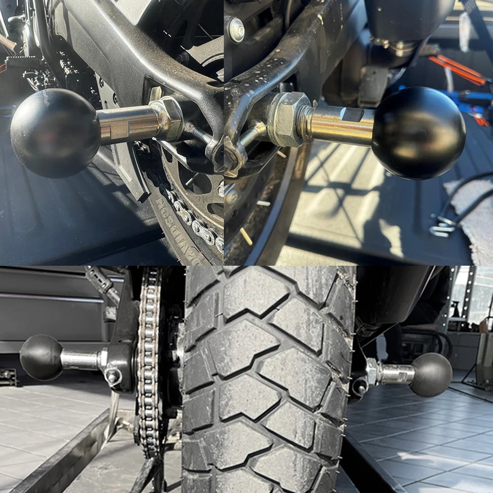 Tampons de protection d'axe arrière pour Harley Pan America - vue 2