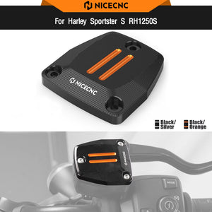 Cache de Bocal de Frein Avant Aluminium - Harley-Davidson Sportster S & Nightster 975 – photo 1/8