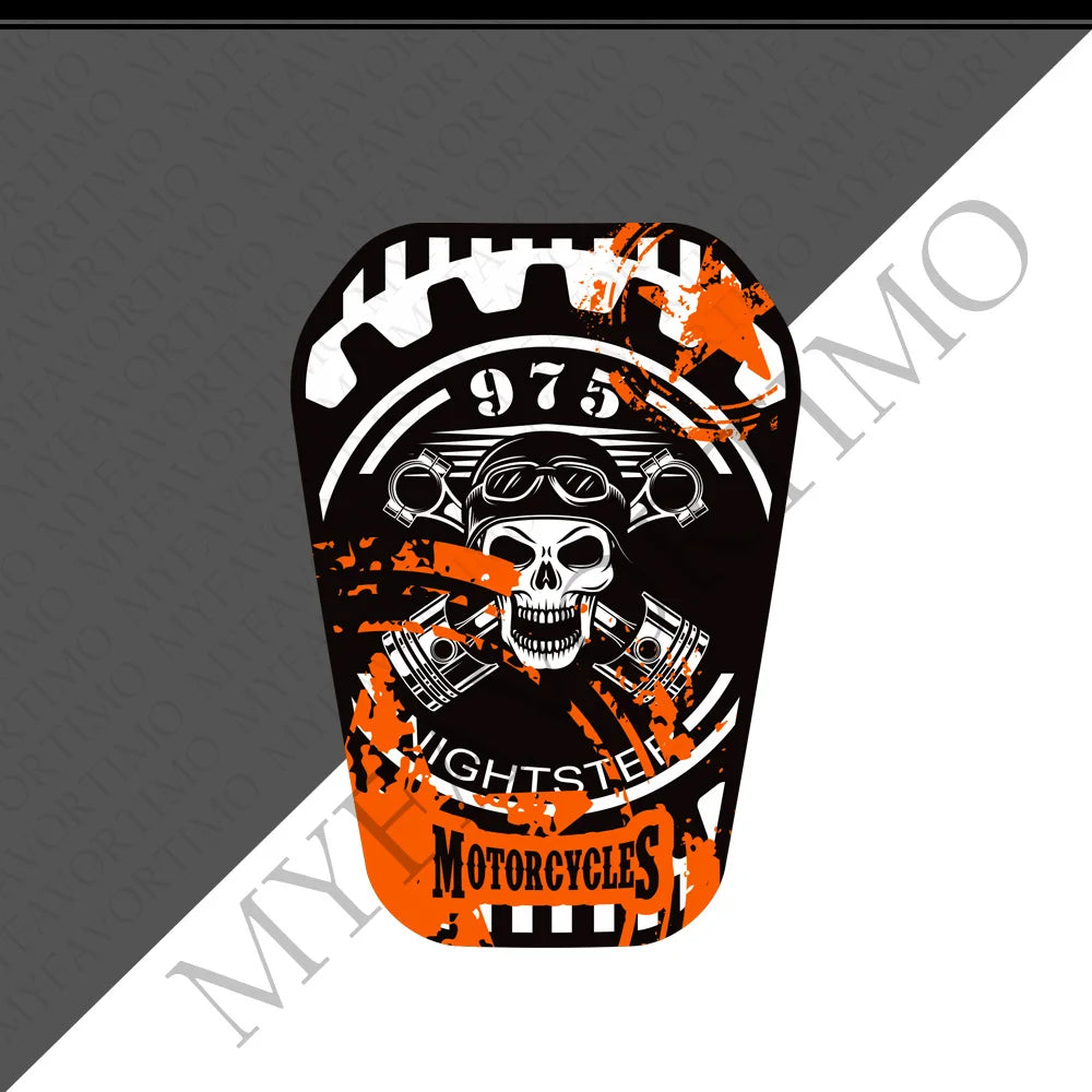 Autocollant décoratif sur réservoir de Harley Nightster - vue 26