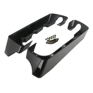 Extension noire en ABS pour sacoches rigides de Harley Touring - vue 8
